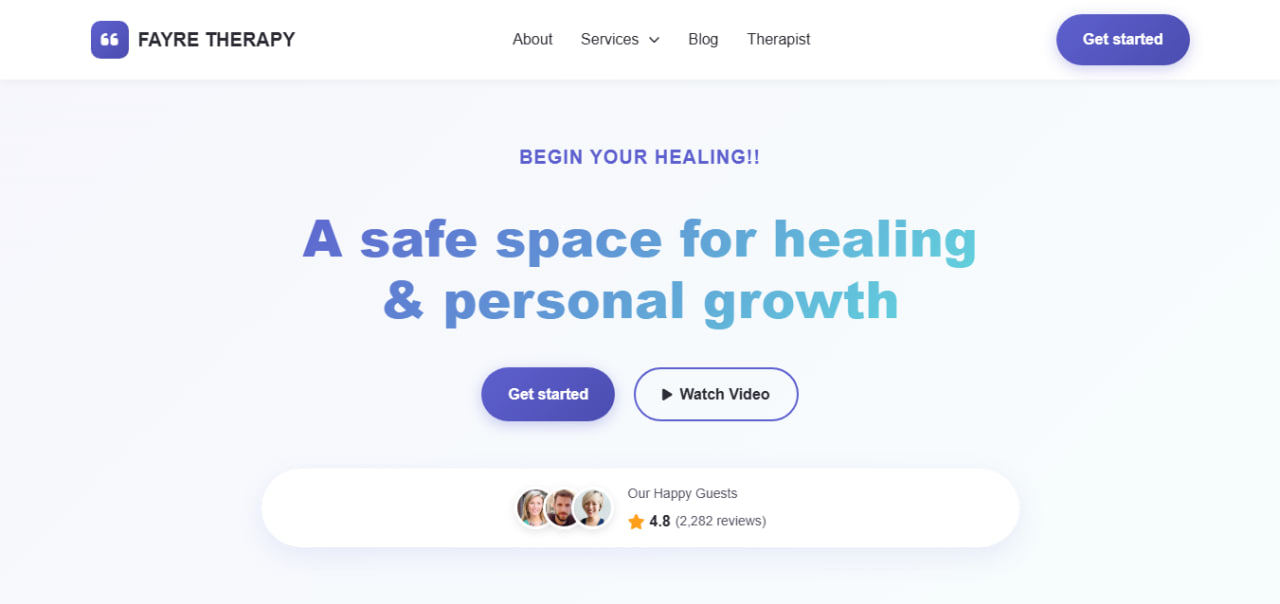 Therapy & Mental Health Website